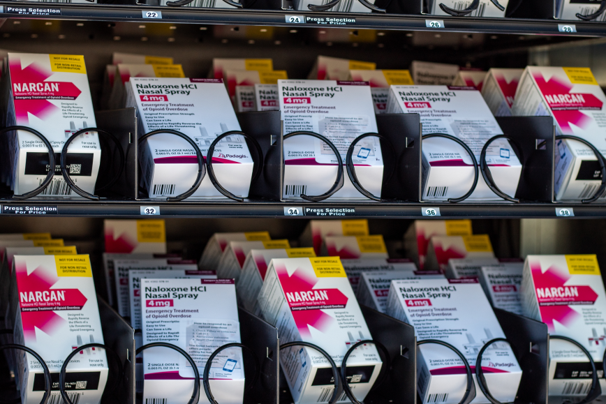 Narcan in vending machine