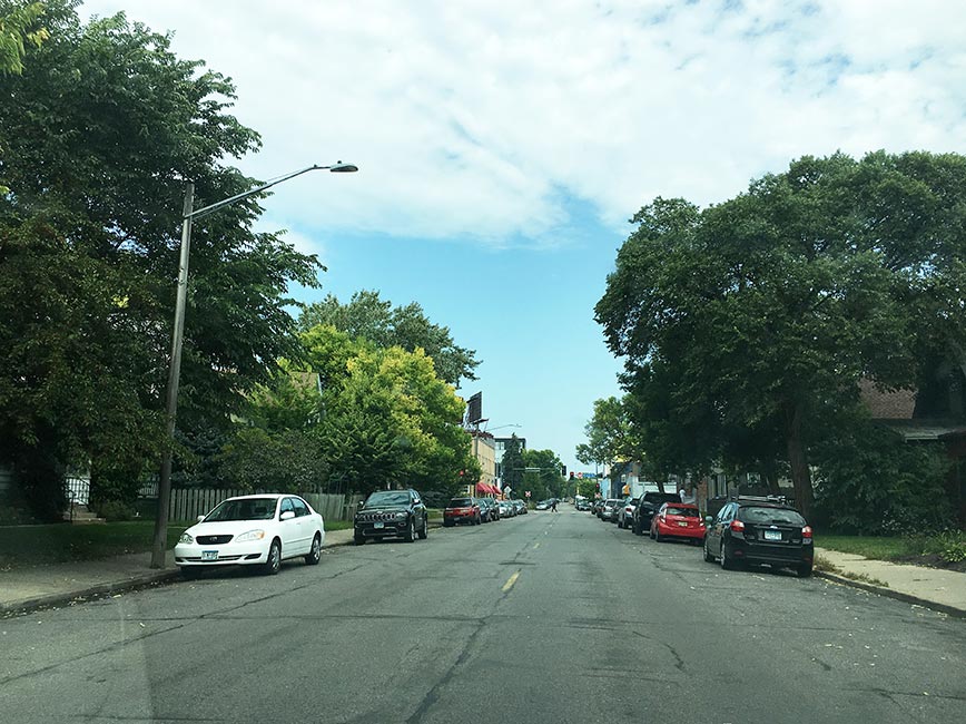 Grand Ave S looking North toward Lake St. W.