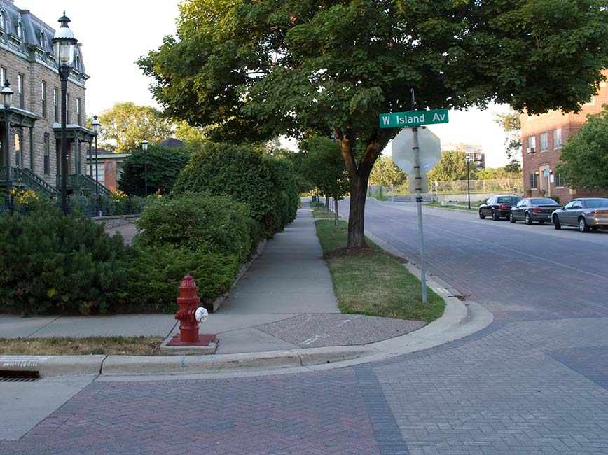 A street corner in Minneapolis