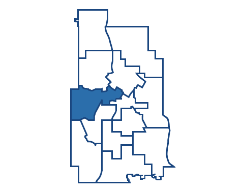 Ward 7 is on the western edge of Minneapolis.