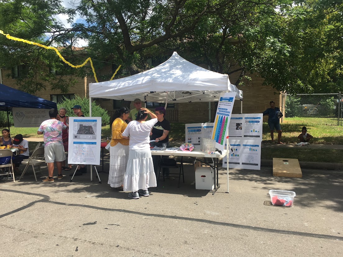 Phillips street fair table