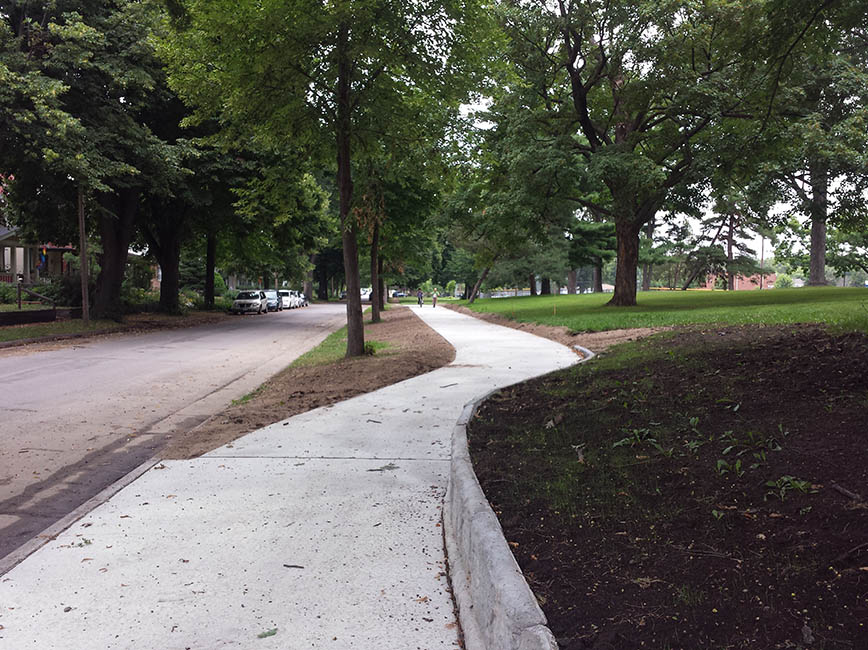 Sidewalk in Minneapolis