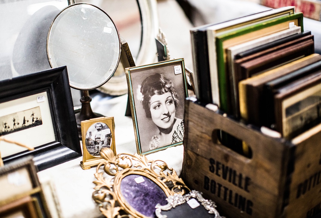 items for sale at flea market