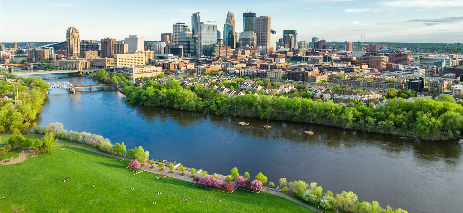 Boom Island. Photo by Meet Minneapolis.