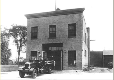 Fire Station 24 at 4501 Hiawatha Avenue, circa 1930