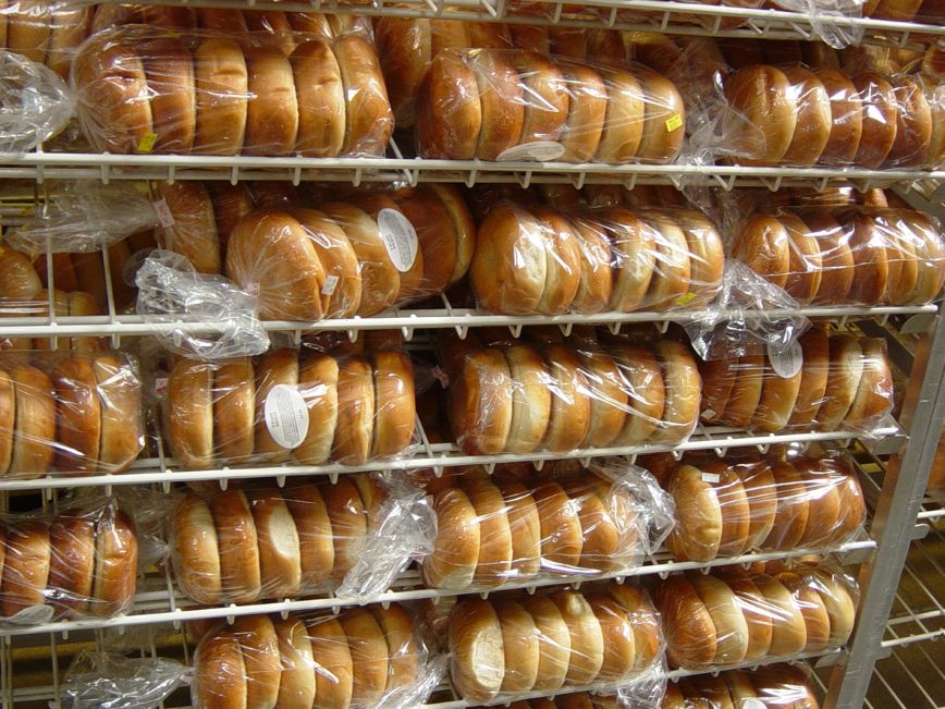 food in store on shelves
