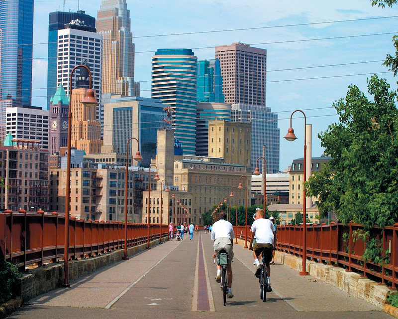 Tall buildings in downtown Minneapolis