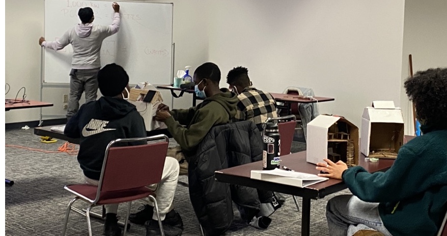Students in classroom learning
