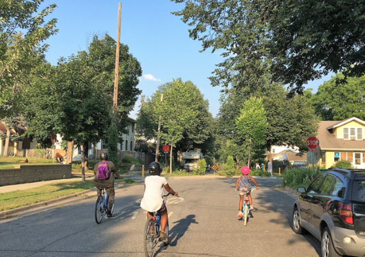 kids on bikes