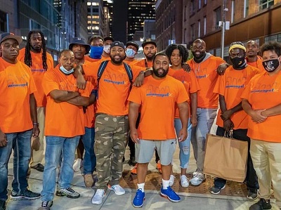 Group of people standing together Group of people standing together